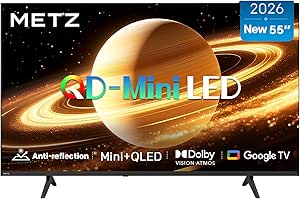 Metz Smart TV 55 Pouces Mini LED 4K (Modèle MNH7000Z - 2026)