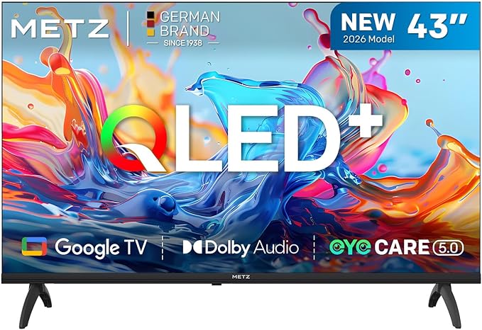 Metz Smart TV 43 Pouces FHD (Modèle 43MQH7000Z - 2026)