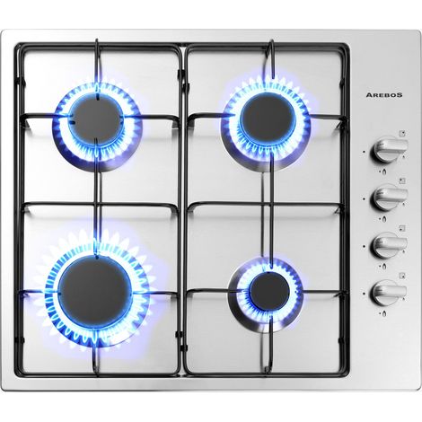 Table de Cuisson À Gaz En Acier Inoxydable TopStrong 4 Feux Modèle EUGCT-S04